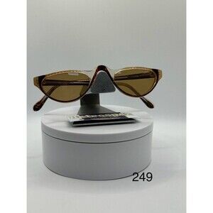 True Vintage Sunglasses | NOS | Half Eye Style | Brown Lens | Oleg Cassini